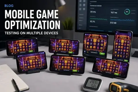 Mobile optimisation for slot games